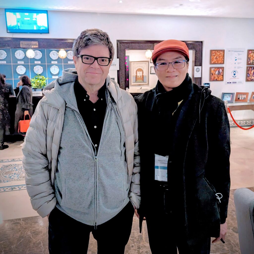 Dr. Michael Wu with Prof Yann LeCun at TechInnov Day AI for Africa in Marrakech, Morocco