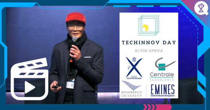 Michael Wu speaking at TechInnov-AI for Africa Day Morocco Africa