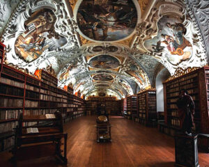 Old Artistic Library